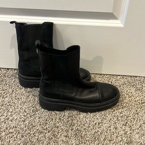 Sam Edelman Wellington Black Chelsea Boots